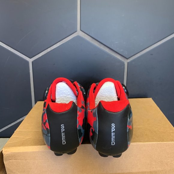 ~New W/O Box! Swisswell Speed Road Cycling Grey Red Sneakers Trainers Size 11 - Picture 4 of 6